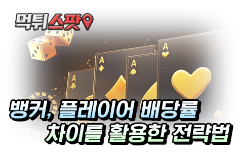뱅커와 플레이어의 배당과 승률 비교