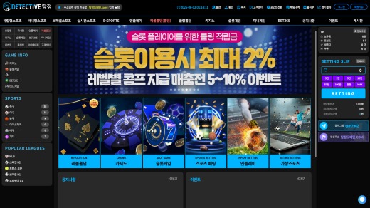 탐정(Detective) 먹튀